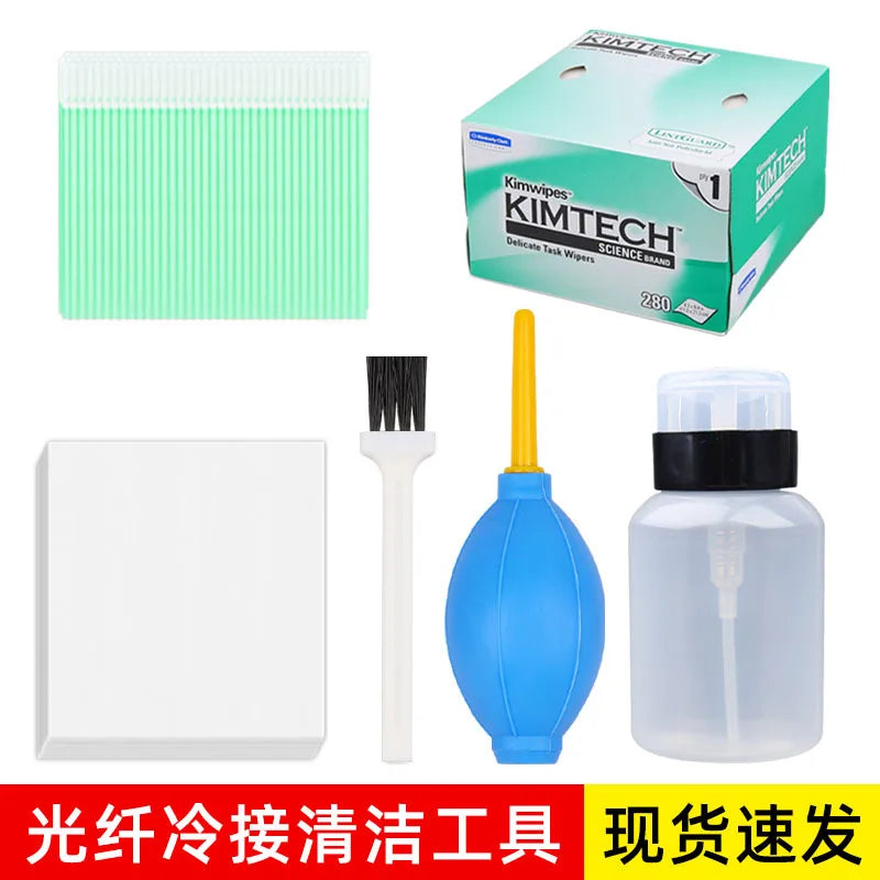280Pcs Lint Free Optical Fiber Cleaning Paper Dust Free Wipes Box For Fiber Optic Connector End Face Maintenance Accessory