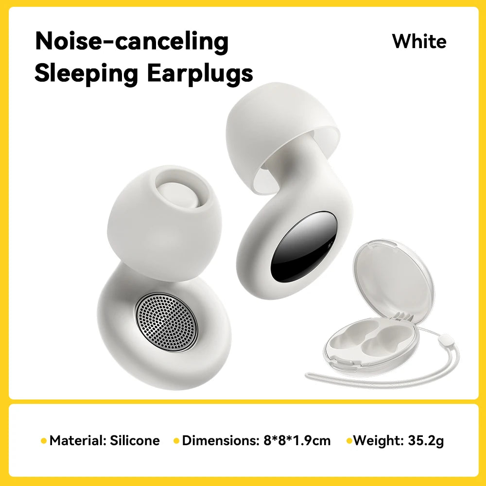 ESSAGER Noise Cancelling Ear Plugs for Sleeping Soft Silicone Sleep Earplugs Noise Reduction Earbuds for Sleep Work Study Travel