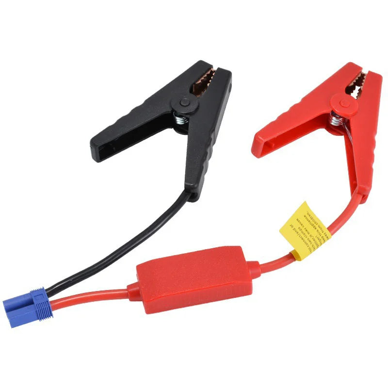 Car Jump Starter Cable with Clamps EC5 Plug Connector Booster Cable Prevent Reverse Charge Module for Auto Battery Jump Start