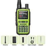 1PC Baofeng UV 5RMINI Wireless Frequency Reading Walkie Talkie AM Long Range Multi-Band Type-C Charger Ham Radio