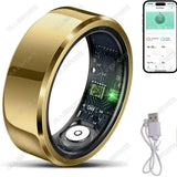 2026 Smart Ring Blood Pressure Heart Rate Sleep Monitoring Smartring IP68 & 5ATM Waterproof Multi-sport Smartring Man Women R11C