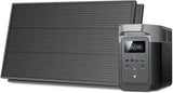 ECOFLOW Solar Generator DELTA 3 Classical Dark 1000, 1024Wh LiFePO4 Battery Portable Power Station, 1800W AC/100W USB-