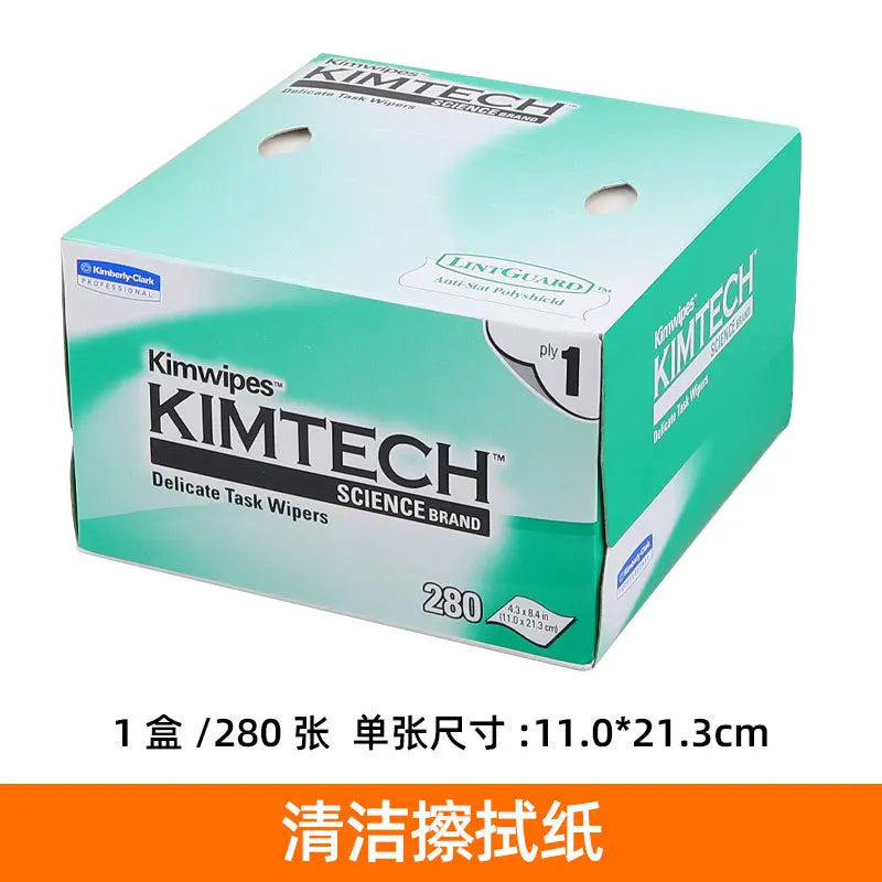 280Pcs Lint Free Optical Fiber Cleaning Paper Dust Free Wipes Box For Fiber Optic Connector End Face Maintenance Accessory