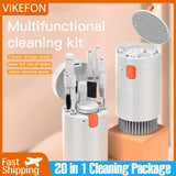 20in1 Digital Cleaning Kit for iPhone Tablet, AirPod Screen Cleaner, Headphone Cleaning Stick, Computer Keyboard Cleaning Brush