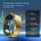 2026 Smart Ring Blood Pressure Heart Rate Sleep Monitoring Smartring IP68 & 5ATM Waterproof Multi-sport Smartring Man Women R11C