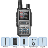1PC Baofeng UV 5RMINI Wireless Frequency Reading Walkie Talkie AM Long Range Multi-Band Type-C Charger Ham Radio