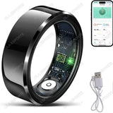 2026 Smart Ring Blood Pressure Heart Rate Sleep Monitoring Smartring IP68 & 5ATM Waterproof Multi-sport Smartring Man Women R11C