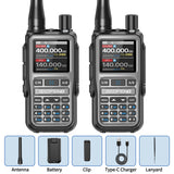 1PC Baofeng UV 5RMINI Wireless Frequency Reading Walkie Talkie AM Long Range Multi-Band Type-C Charger Ham Radio