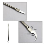 8pcs CPU IC Glue Remover C Chip Repair Phone Repair Tool Thin Blades Piratical Repair Hand Tool For Mobile Phone Computer