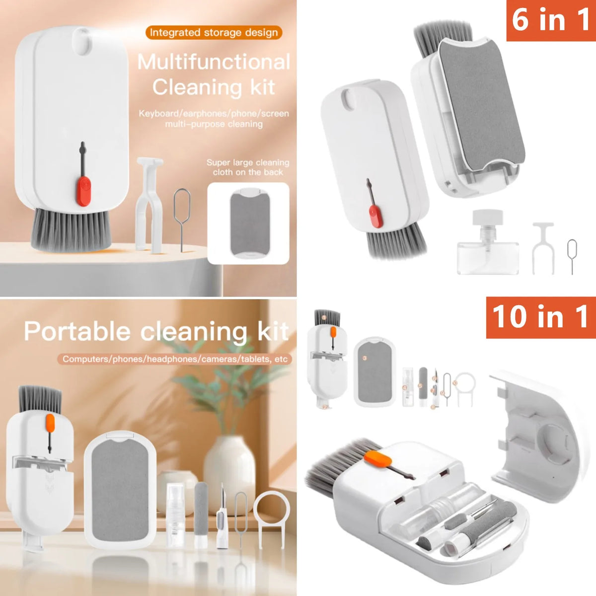 20in1 Digital Cleaning Kit for iPhone Tablet, AirPod Screen Cleaner, Headphone Cleaning Stick, Computer Keyboard Cleaning Brush