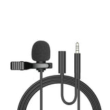 3.5mm Mini Microphone Type C Lapel Clip-on Microphone Portable USB Type-C 3.5mm Professional Micro Mic For DSLR Camera PC Laptop