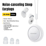 Essager Noise-canceling Sleep Earplugs 45-49dB Anti-Noise Hearing Protection Silicone Soft Earplug for Sleep Work Study Travel