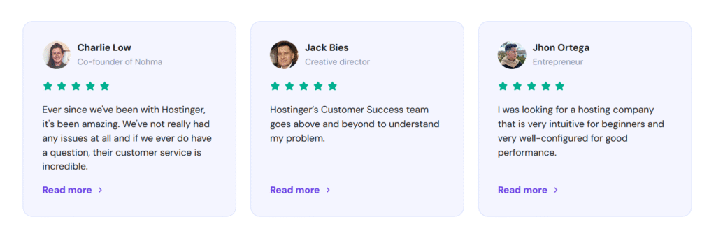 Review Hostinger